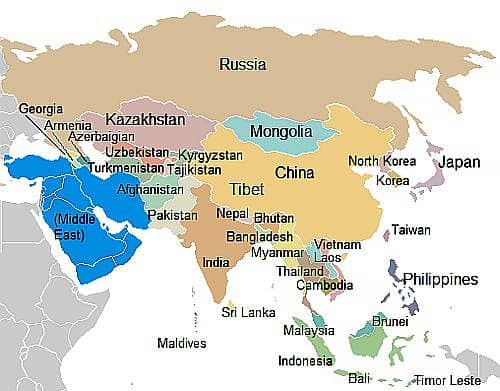 Map - Asia