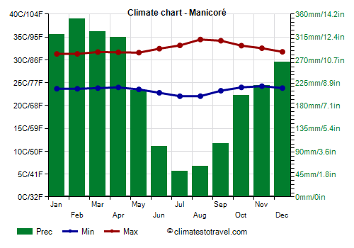 Climate chart - Manicoré (Amazonas)