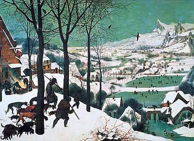 Pieter Bruegel the Elder, hunters in the snow - 1565