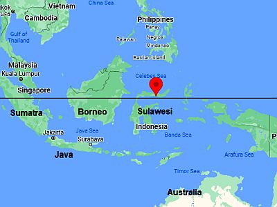 Gorontalo, where it is located