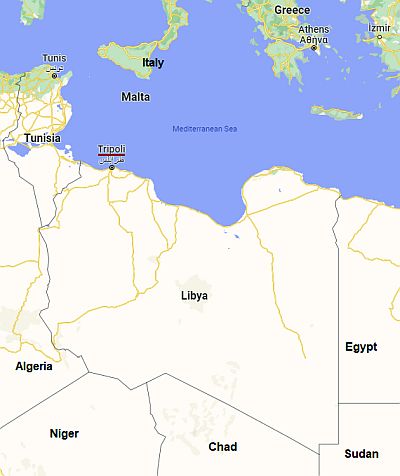 Tripoli, where it is located