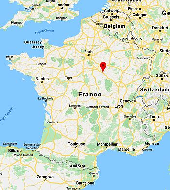 Auxerre, where it's located