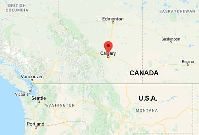 Calgary, where it's located