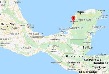 Campeche, where it's located