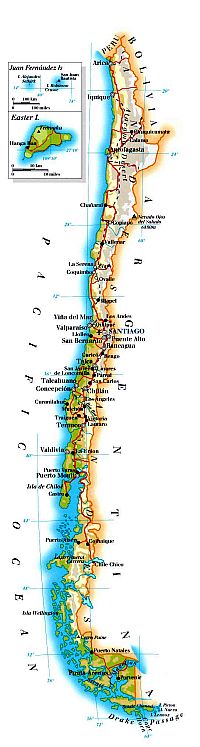 Map - Chile