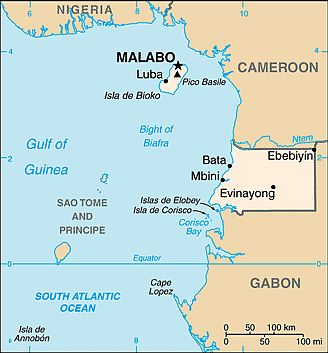 Map - Equatorial Guinea