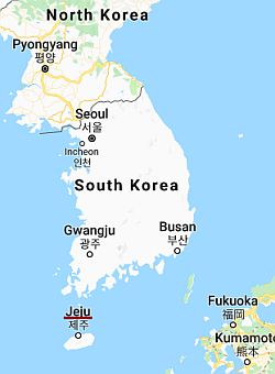 Jeju, where it's located