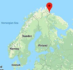 Kirkenes, where it's located