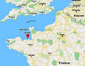 Saint-Malo, where it's located