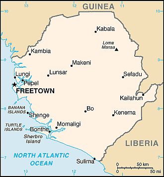 Map - Sierra Leone