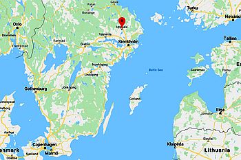 Uppsala, where it's located
