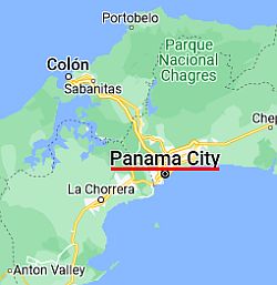 Panama City, where is located