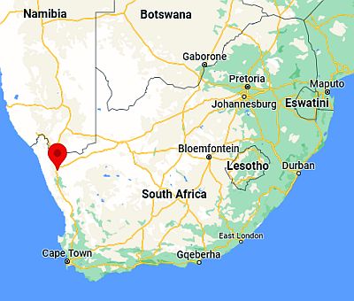Springbok, where it is located