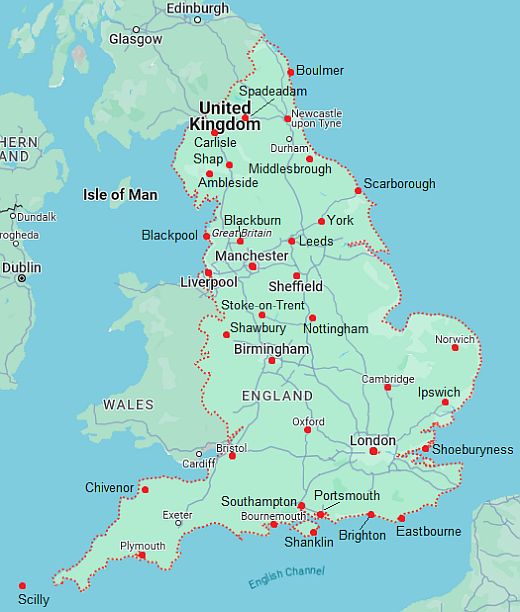 England - temperatures in May - Climates to Travel