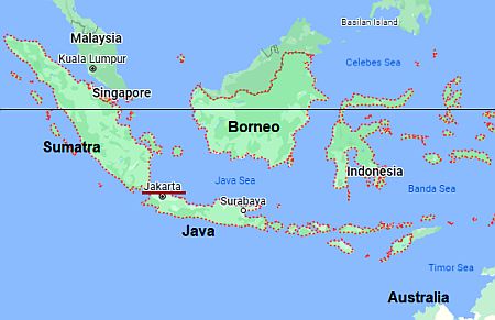climate map of indonesia