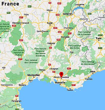aix en provence carte Aix En Provence climate: average weather, temperature 
