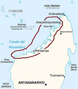 Madagascar Climate Map