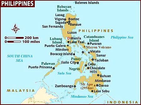 Philippines Climate Map
